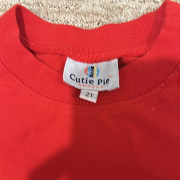 TARGET FRENCH KNOT TSHIRT- CUTIE PIE SMOCKS SIZE 2T - Picture 2 of 2